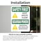 Signmission Safety Culture Sign, 5 in Width, Vinyl Decal, Rectangle, Bilingual OS-2PACK-SF-D-57-L-10817 - alternate 5